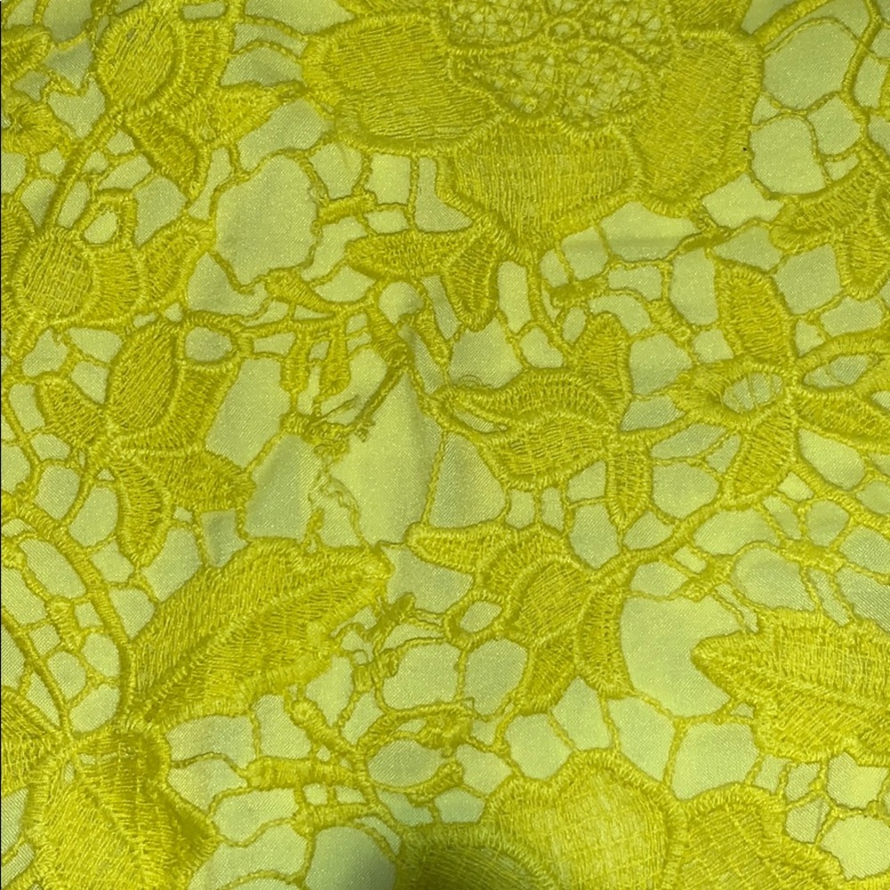 Madewell Yellow Lace Mini Skirt - Picture 9 of 9